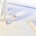 Dragonfly pearl square ear studs