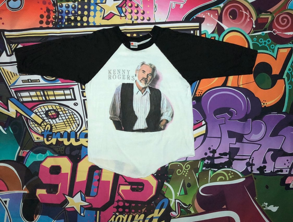 Nice Vintage Kenny Rogers baseball style