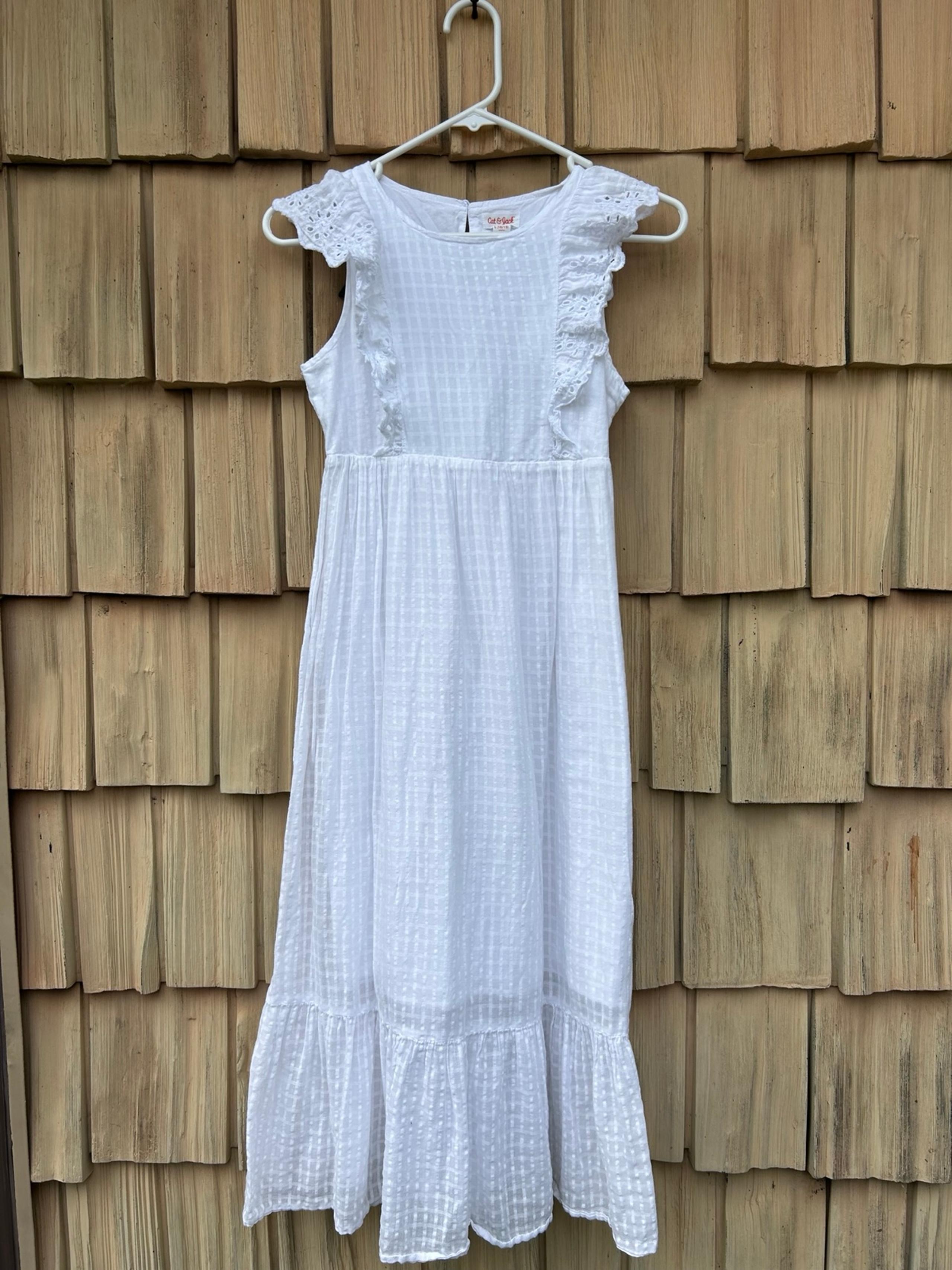 Cat & Jack Girls white Dress - Size 10/12