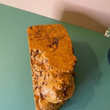 Rare Illinois Shaped Buckeye Burl Trinket Box