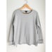EILEEN FISHER I Round Neck Organic Box Top , Gray and White Stripe , Small