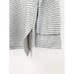 EILEEN FISHER I Round Neck Organic Box Top , Gray and White Stripe , Small