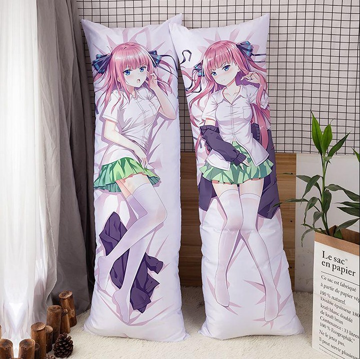 Quintessential Quintuplets Nakano Nino Dakimakura Anime Hugging Body Pillow Case