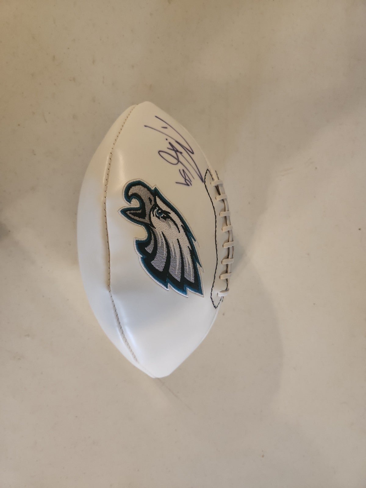 DeMeco Ryans #59 Philadelphia Eagles Autograph White Panel Football