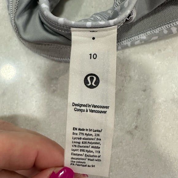 Lululemon Peloton Wunder Train Strappy Racer Bra