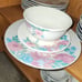 Pink Floral Dinning Set