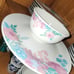 Pink Floral Dinning Set