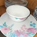 Pink Floral Dinning Set