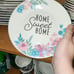 Pink Floral Dinning Set