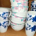 Pink Floral Dinning Set