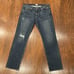 HUDSON BLAKE SLIM STRAIGHT ZIP FLY DISTRESSED JEANS BLUE SIZE 38 x 36