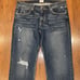 HUDSON BLAKE SLIM STRAIGHT ZIP FLY DISTRESSED JEANS BLUE SIZE 38 x 36