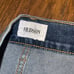 HUDSON BLAKE SLIM STRAIGHT ZIP FLY DISTRESSED JEANS BLUE SIZE 38 x 36