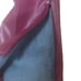 Zara wine zippered ankle faux leather leggings