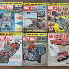 Lot Of Hot Rod Magazines And 1 Motor Life Magazine 1961