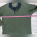 Orvis Green Merino Wool/Spandex Blend Quarter Zip Fleece Pull Over Sweatshirt-XL