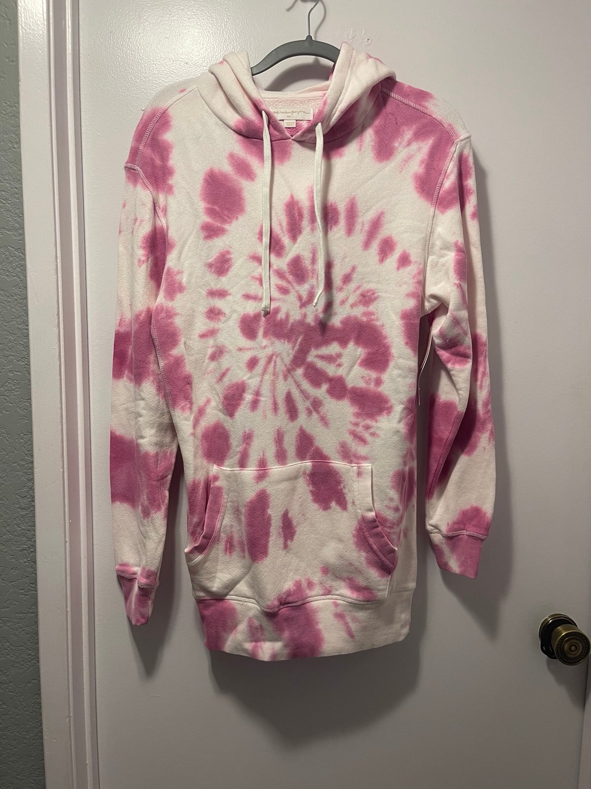 Spiritual Gangster tie dye sweatshirt dress/beach cover up