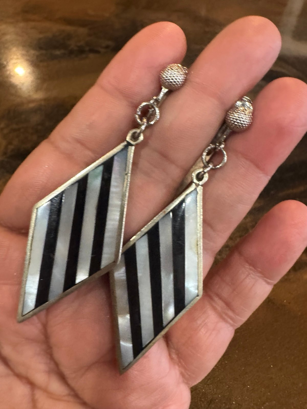 Vintage sterling silver earrings
