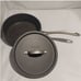 Calphalon 2.5 Qt Commercial Hard Anodized Shallow Saucepan with Lid - No8782-1/2