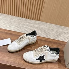 Size 5.5 -Authentic Super-Star White and Gold Leather Golden Goose Sneakers