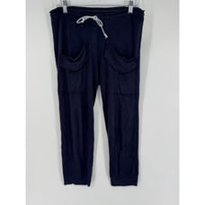 Nation LTD Pants Women XS Blue Joggers Drawstring Lightweight Pockets