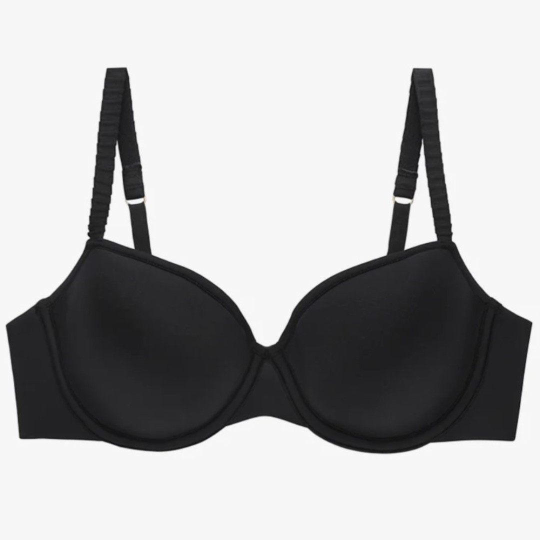 THIRDLOVE | Women’s Smooth Black 24/7 Classic Comfort T-Shirt Bra size 34H {NEW}