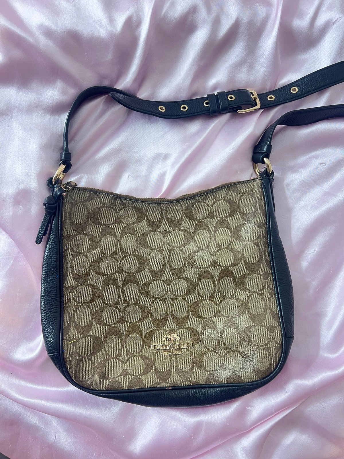 Coach Ellie File Bag In Signature Canvas
