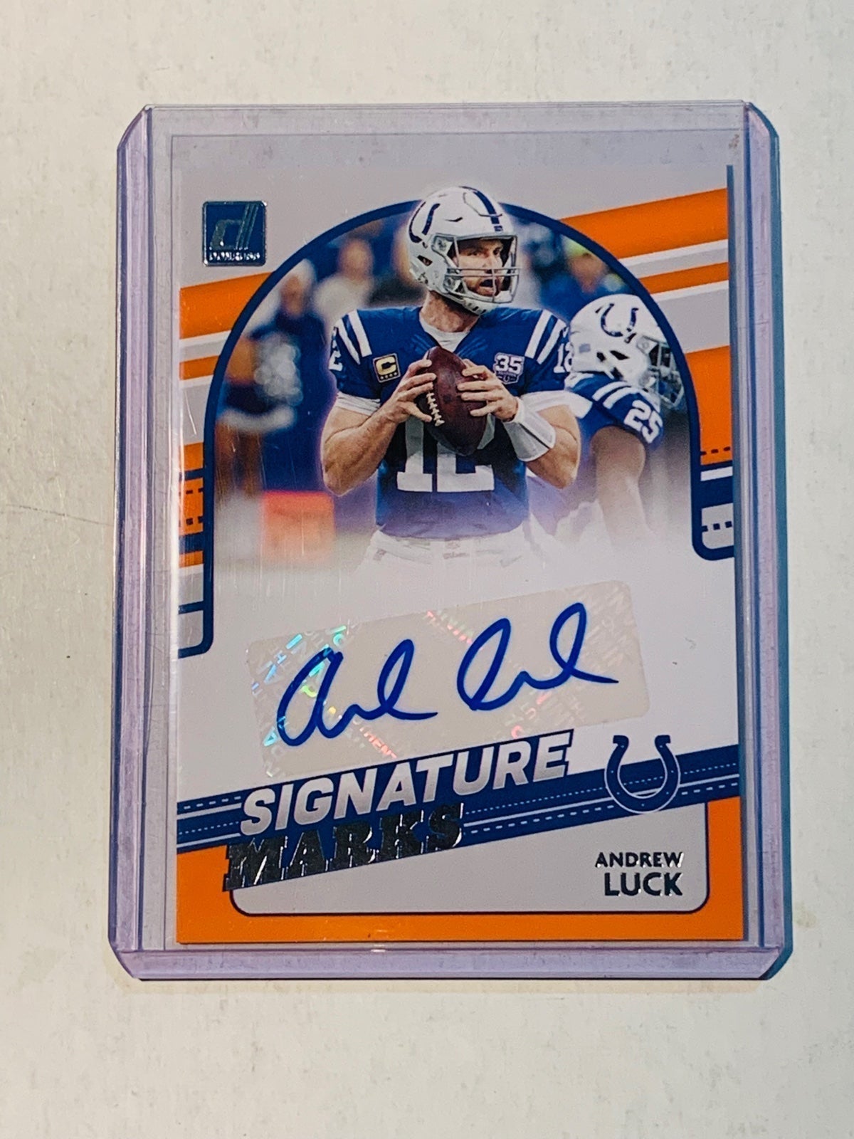 Andrew Luck NFL Autograph Donruss Card