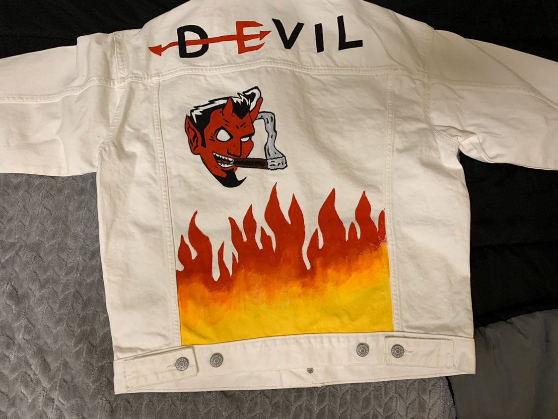 Custom denim. Jacket