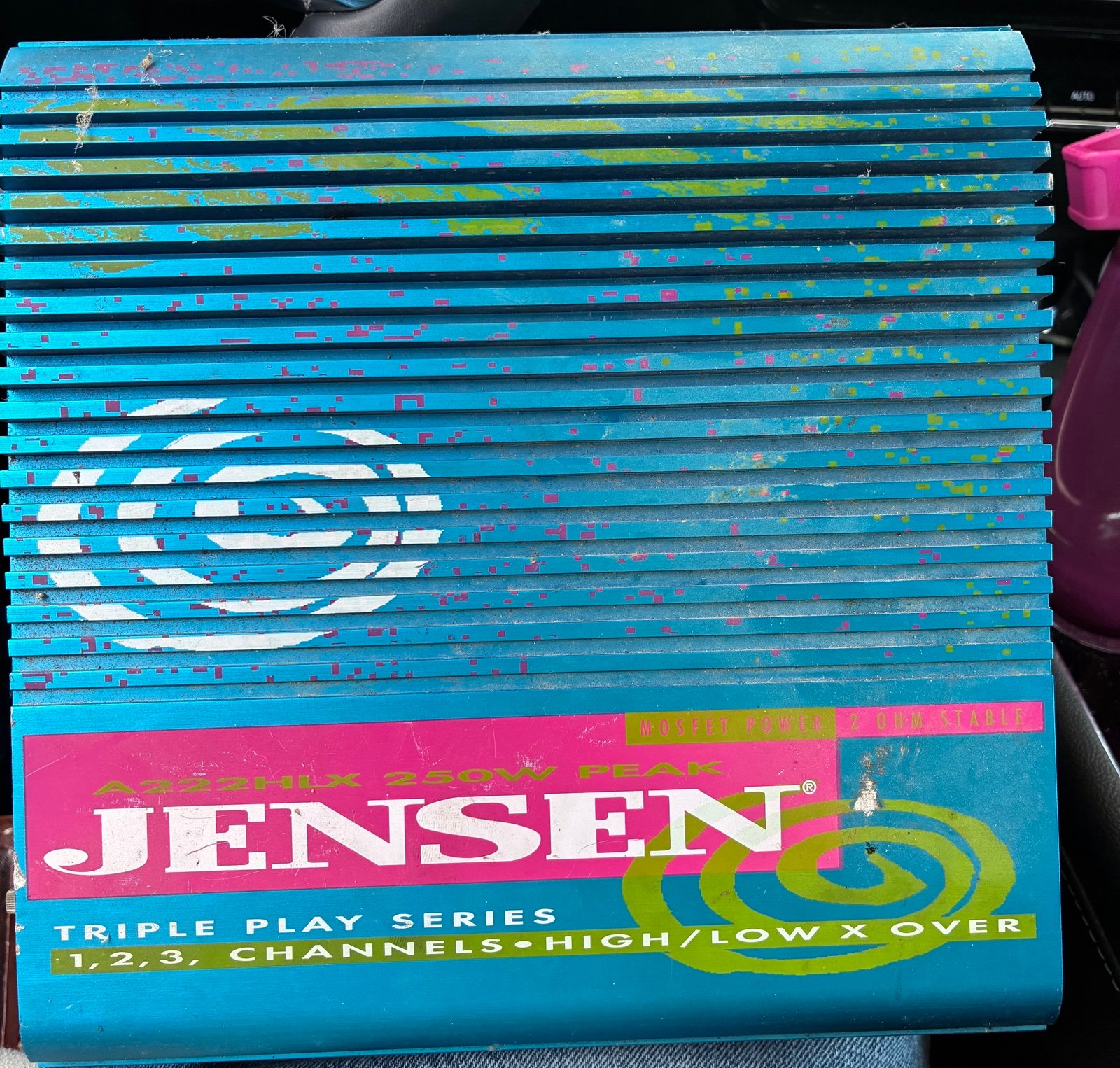 Vintage Jensen Amplifier Model A222HLX 250 Watt Triple Play Series