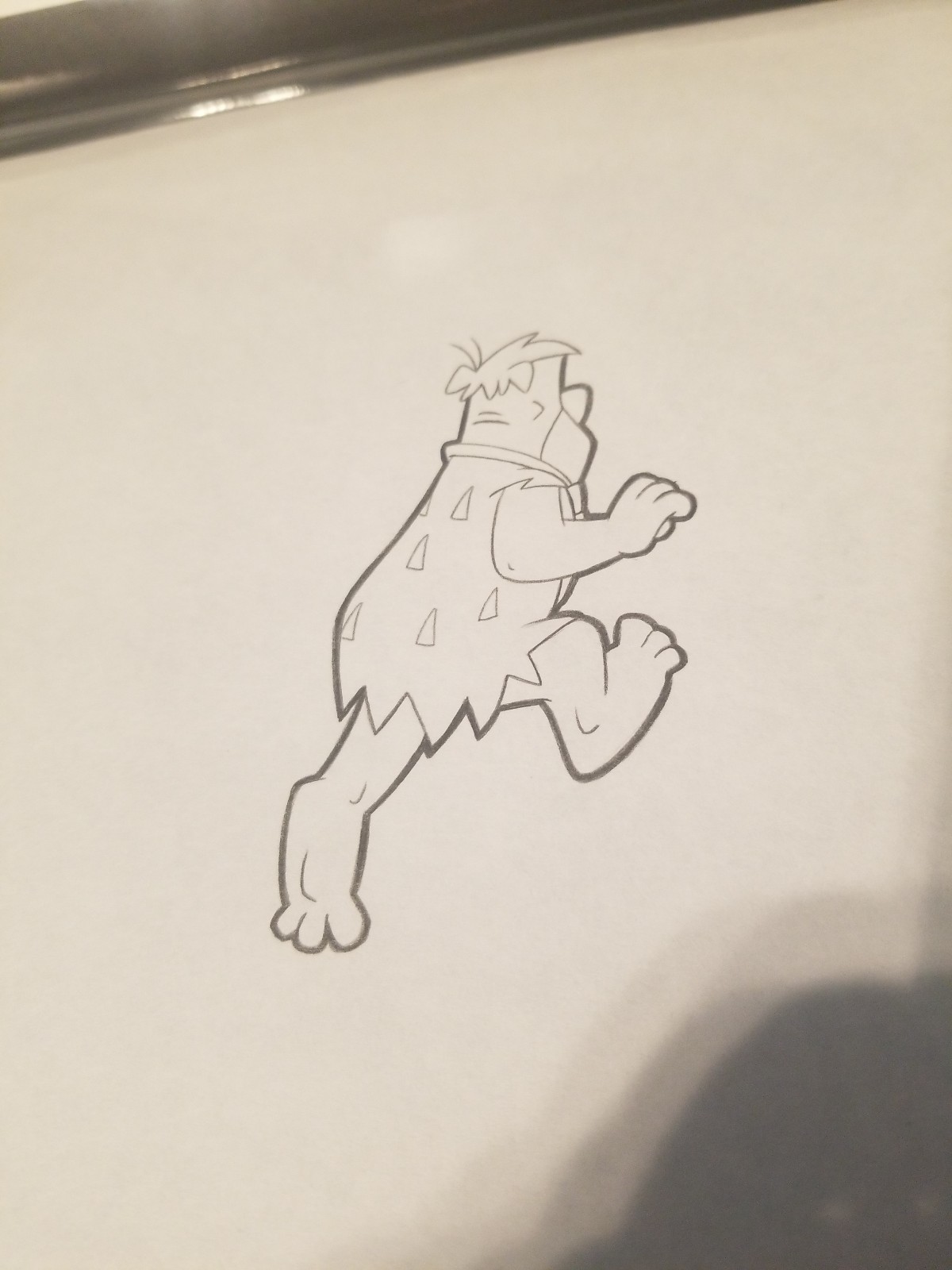 Vintage Flintstones animation sketch