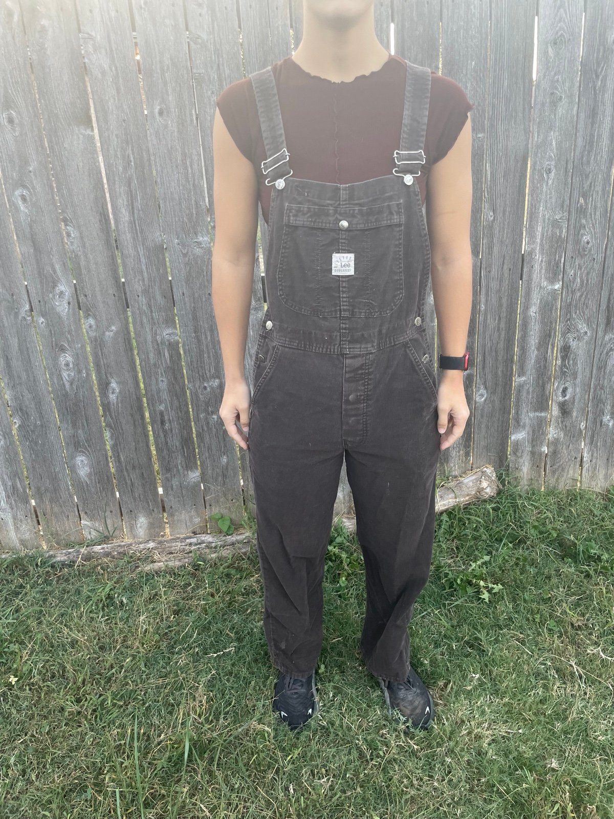 Lee Vintage brown overalls