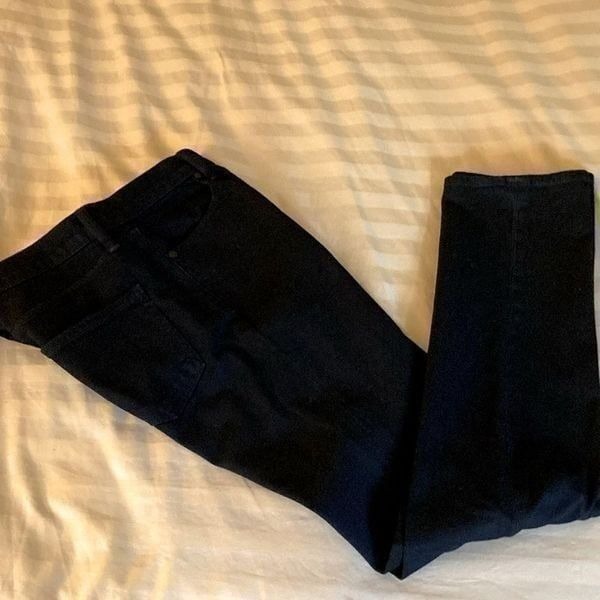 Rag & Bone Black (Coal) Straight Leg High Rise Pants. Size 26.