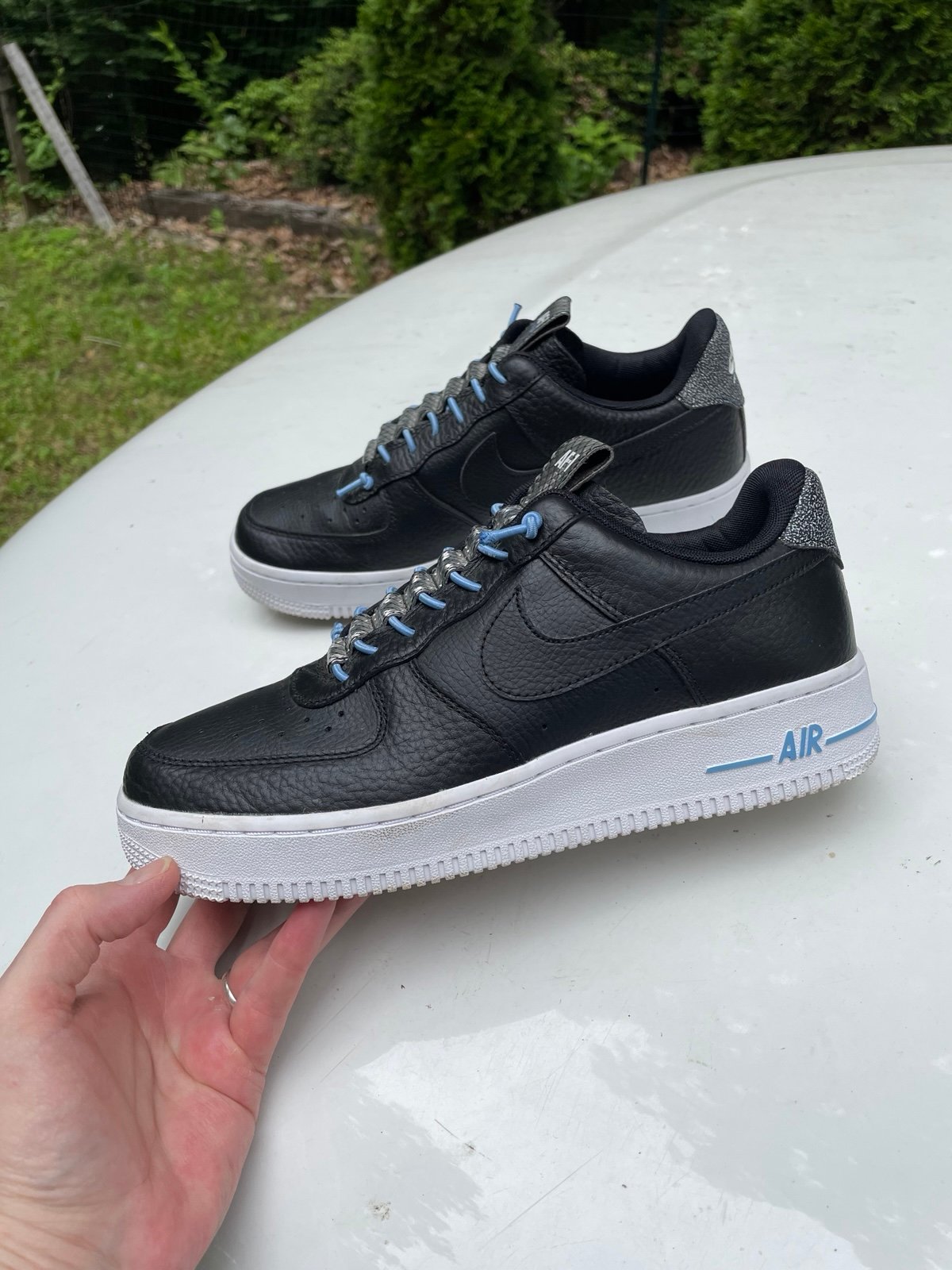 Nike Air Force 1 '07 LX Black Sneakers Size 8