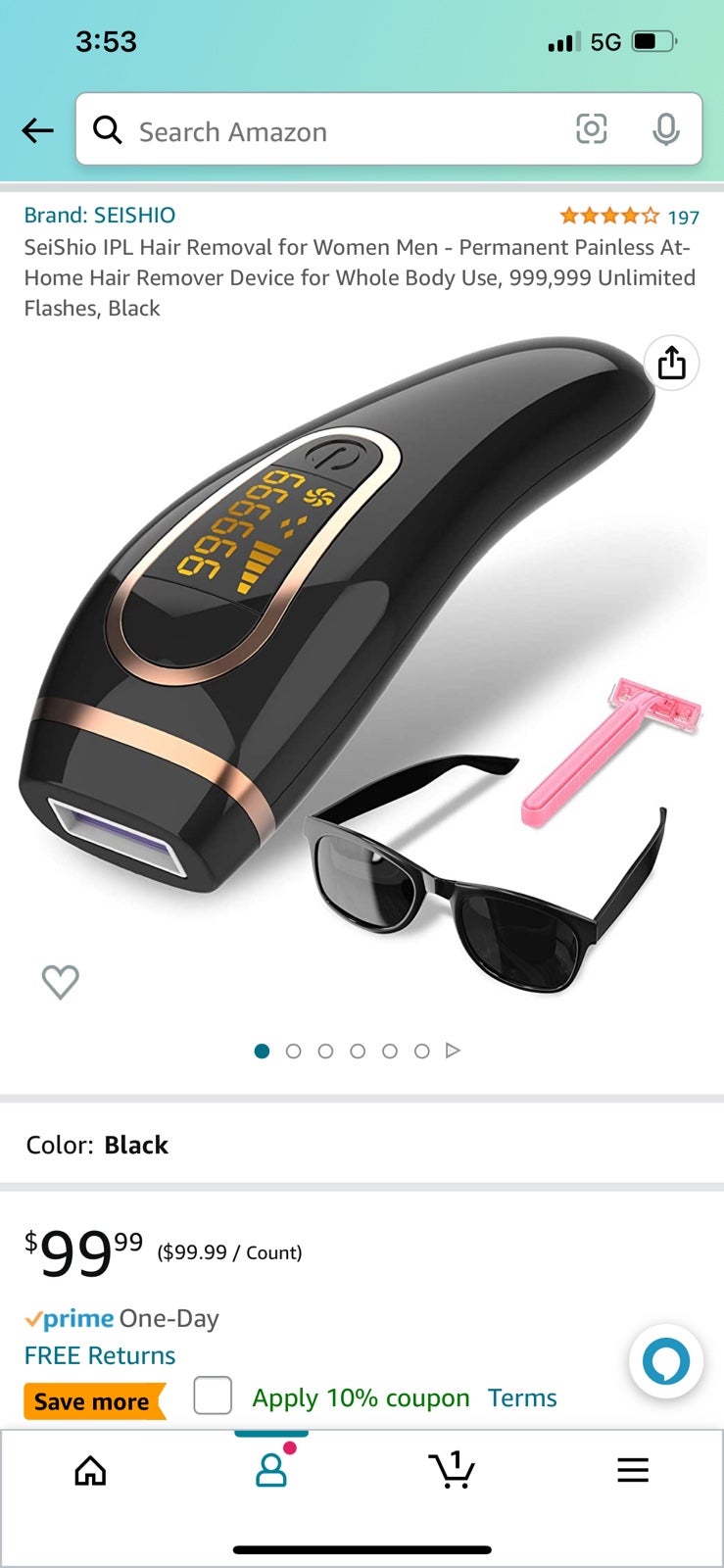 Laser hair removal