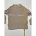Cupcakes & Cashmere Turtleneck Ribbed Sweater Knit Pullover Tan XS Extra Small