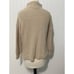 Cupcakes & Cashmere Turtleneck Ribbed Sweater Knit Pullover Tan XS Extra Small