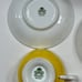 Vintage Aynsley Cottage Garden Bone China TeaCup Saucer Set Of 2 Yellow “rare”