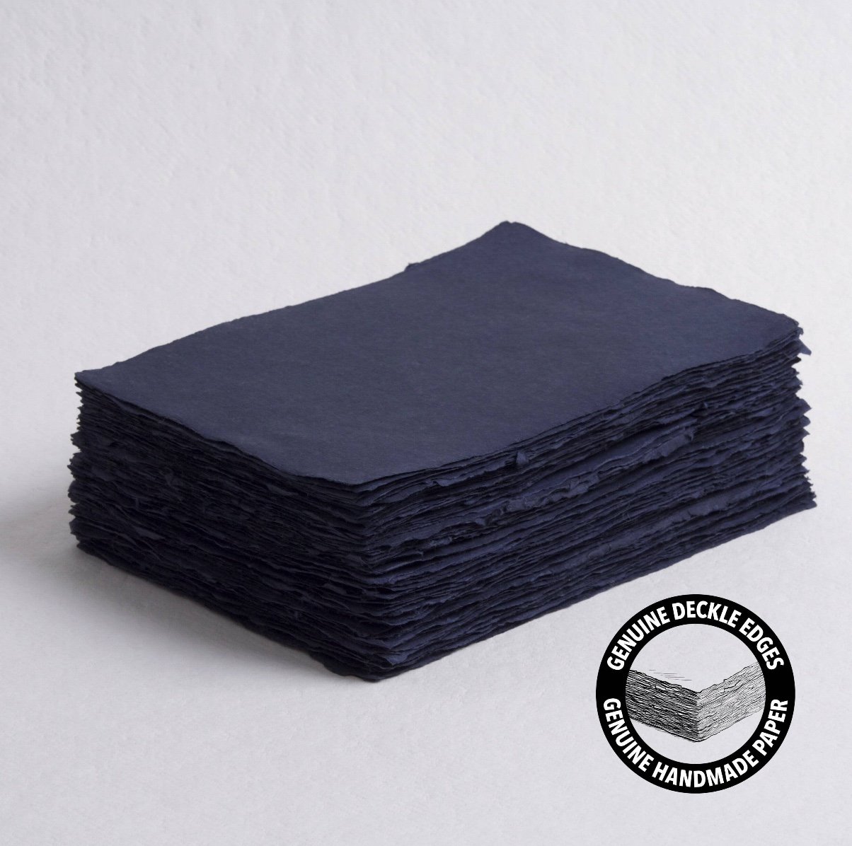 5 x 7 Handmade Deckle Edge Cotton Paper