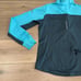 NIKE Gray Blue Dri-Fit Half-Zip Fleece Pullover Running Active Hoodie Size Large