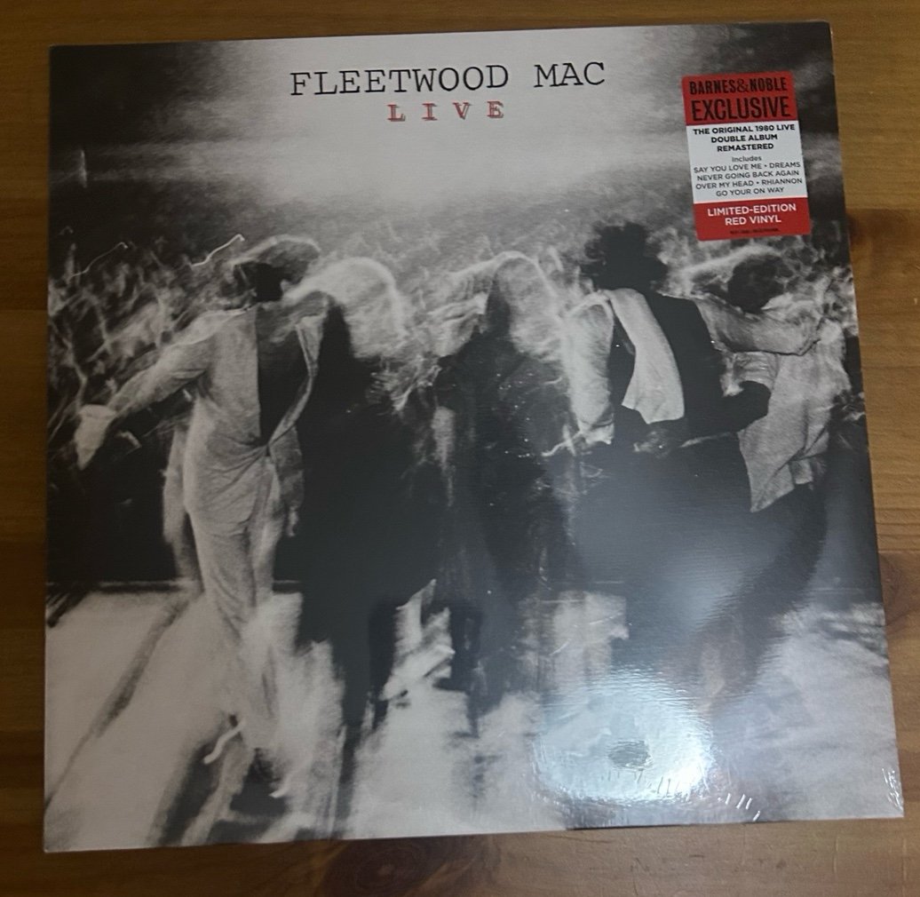 Fleetwood Mac “live” remastered limited red vinyl