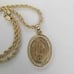 14K Gold Our Lady of Guadalupe Necklace
