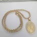 14K Gold Our Lady of Guadalupe Necklace