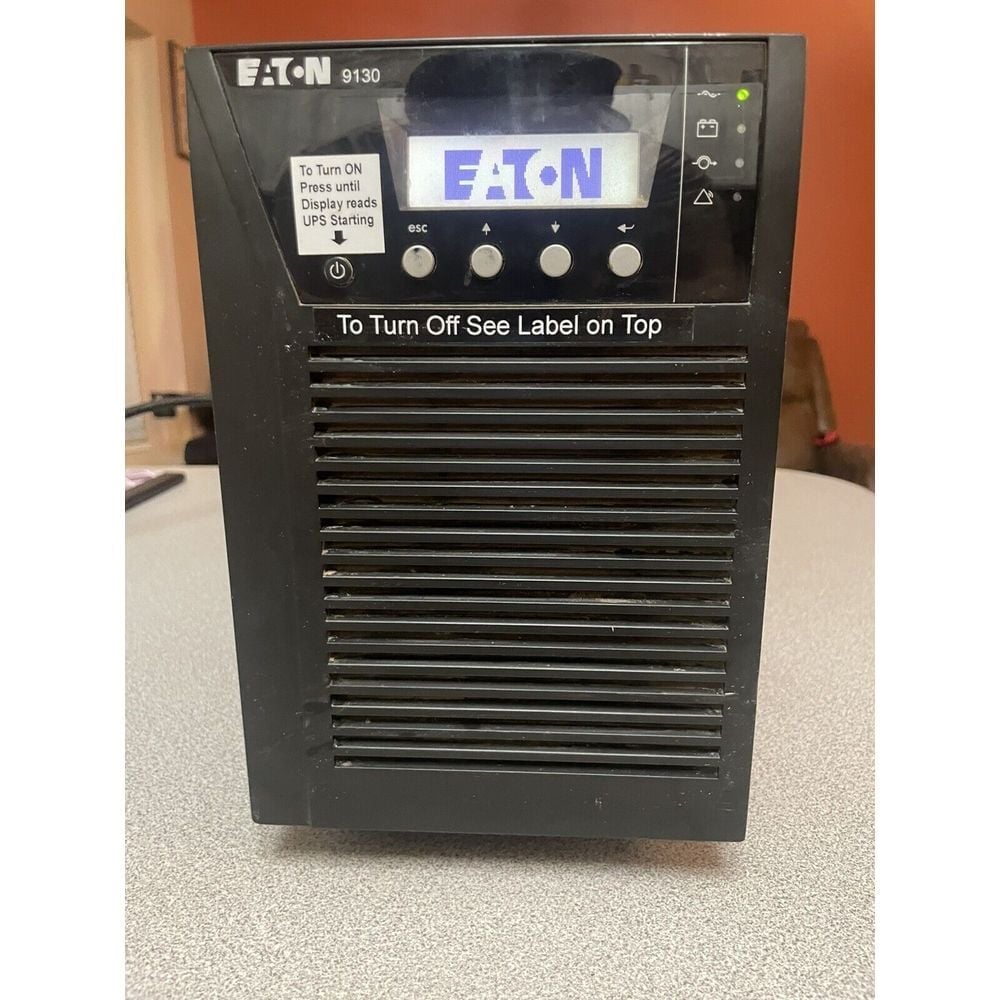 Eaton PW9130L1500T-XL UPS 125V/120V/110V/100V, 36VDC, 30Amp