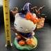 Hello Kitty Witch and broom Halloween ceramic