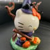 Hello Kitty Witch and broom Halloween ceramic