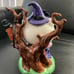 Hello Kitty Witch and broom Halloween ceramic