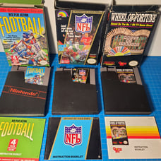 3 original Nintendo nes games with boxes and manuals