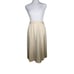Ralph Lauren Women's Vintage Linen Pleated Skirt Size 6 Cream