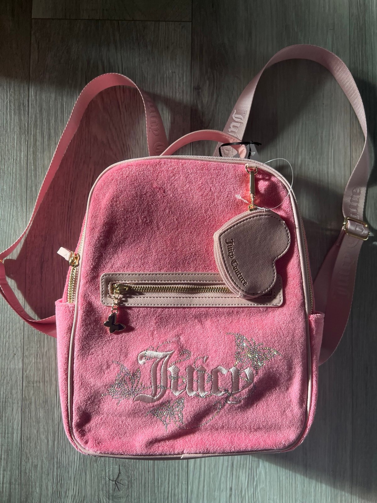 Juicy Couture Wingin it Backpack Pink Lemonade
